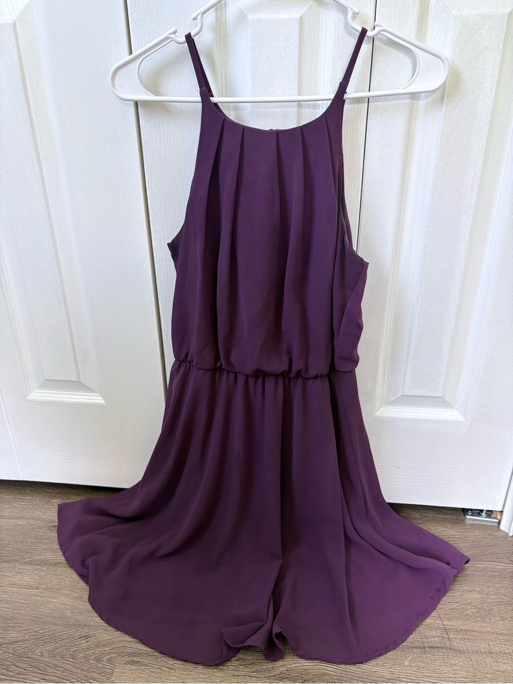 Blue Rain Plum Purple Mini Dress
